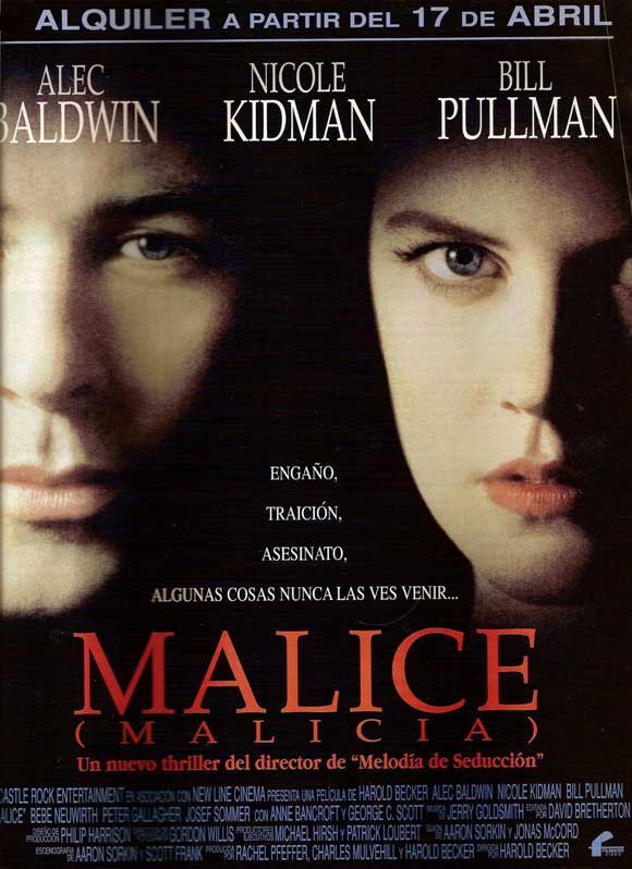 Malice (1993) มาลิส ร้อนผู้หญิง ร้ายผู้ชาย ดูหนังออนไลน์ HD