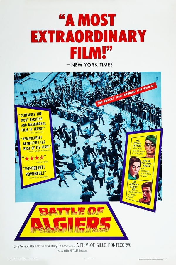 The Battle Of Algiers (1966) ดูหนังออนไลน์ HD