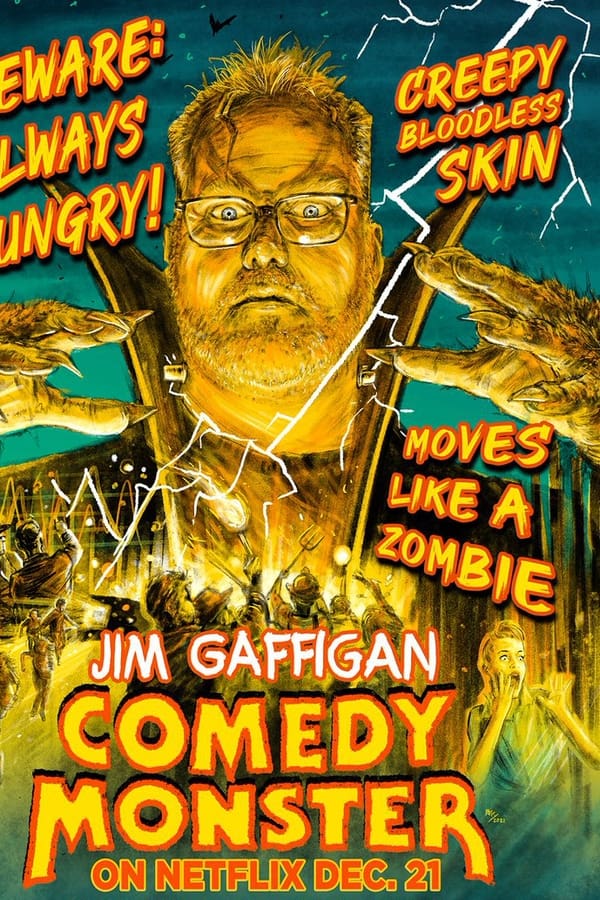 Jim Gaffigan Comedy Monster (2021) จิม แกฟฟิแกน ปีศาจคอมเมดี้ ดูหนังออนไลน์ HD