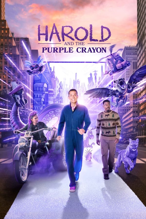 Harold and the Purple Crayon (2024) แฮโรลด์กับสีเทียนมหัศจรรย์ ดูหนังออนไลน์ HD